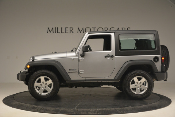 Used 2015 Jeep Wrangler Sport for sale Sold at Pagani of Greenwich in Greenwich CT 06830 3