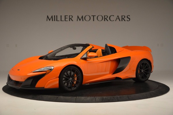 Used 2016 McLaren 675LT Spider Convertible for sale Sold at Pagani of Greenwich in Greenwich CT 06830 1