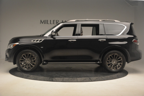 Used 2015 INFINITI QX80 Limited 4WD for sale Sold at Pagani of Greenwich in Greenwich CT 06830 3