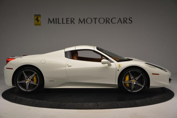 Used 2012 Ferrari 458 Spider for sale Sold at Pagani of Greenwich in Greenwich CT 06830 21