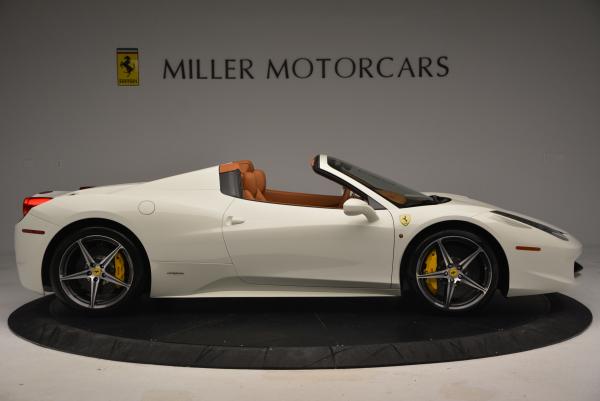 Used 2012 Ferrari 458 Spider for sale Sold at Pagani of Greenwich in Greenwich CT 06830 9