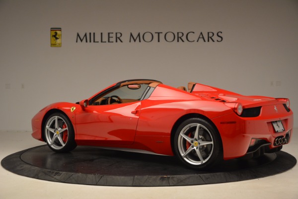 Used 2012 Ferrari 458 Spider for sale Sold at Pagani of Greenwich in Greenwich CT 06830 4