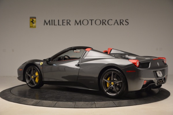 Used 2014 Ferrari 458 Spider for sale Sold at Pagani of Greenwich in Greenwich CT 06830 4