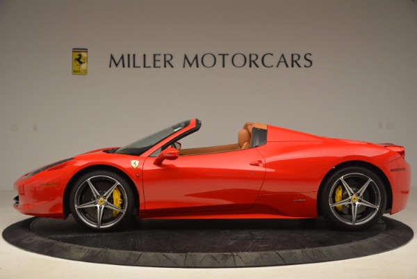 Used 2013 Ferrari 458 Spider for sale Sold at Pagani of Greenwich in Greenwich CT 06830 3