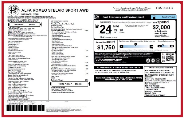 New 2018 Alfa Romeo Stelvio Sport Q4 for sale Sold at Pagani of Greenwich in Greenwich CT 06830 21