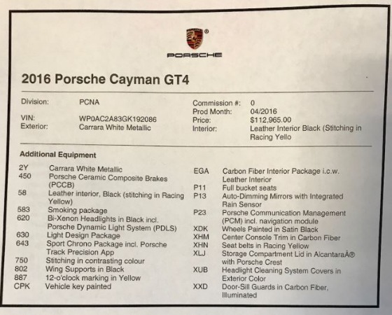Used 2016 Porsche Cayman GT4 for sale Sold at Pagani of Greenwich in Greenwich CT 06830 23