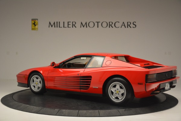 Used 1990 Ferrari Testarossa for sale Sold at Pagani of Greenwich in Greenwich CT 06830 4