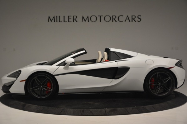 Used 2019 McLaren 570S Spider Convertible for sale Sold at Pagani of Greenwich in Greenwich CT 06830 3