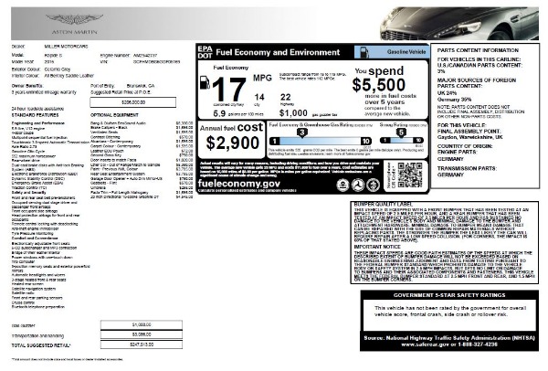 Used 2016 Aston Martin Rapide S for sale Sold at Pagani of Greenwich in Greenwich CT 06830 27