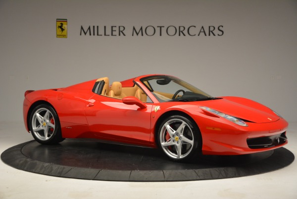 Used 2013 Ferrari 458 Spider for sale Sold at Pagani of Greenwich in Greenwich CT 06830 10