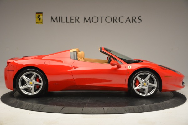 Used 2013 Ferrari 458 Spider for sale Sold at Pagani of Greenwich in Greenwich CT 06830 9