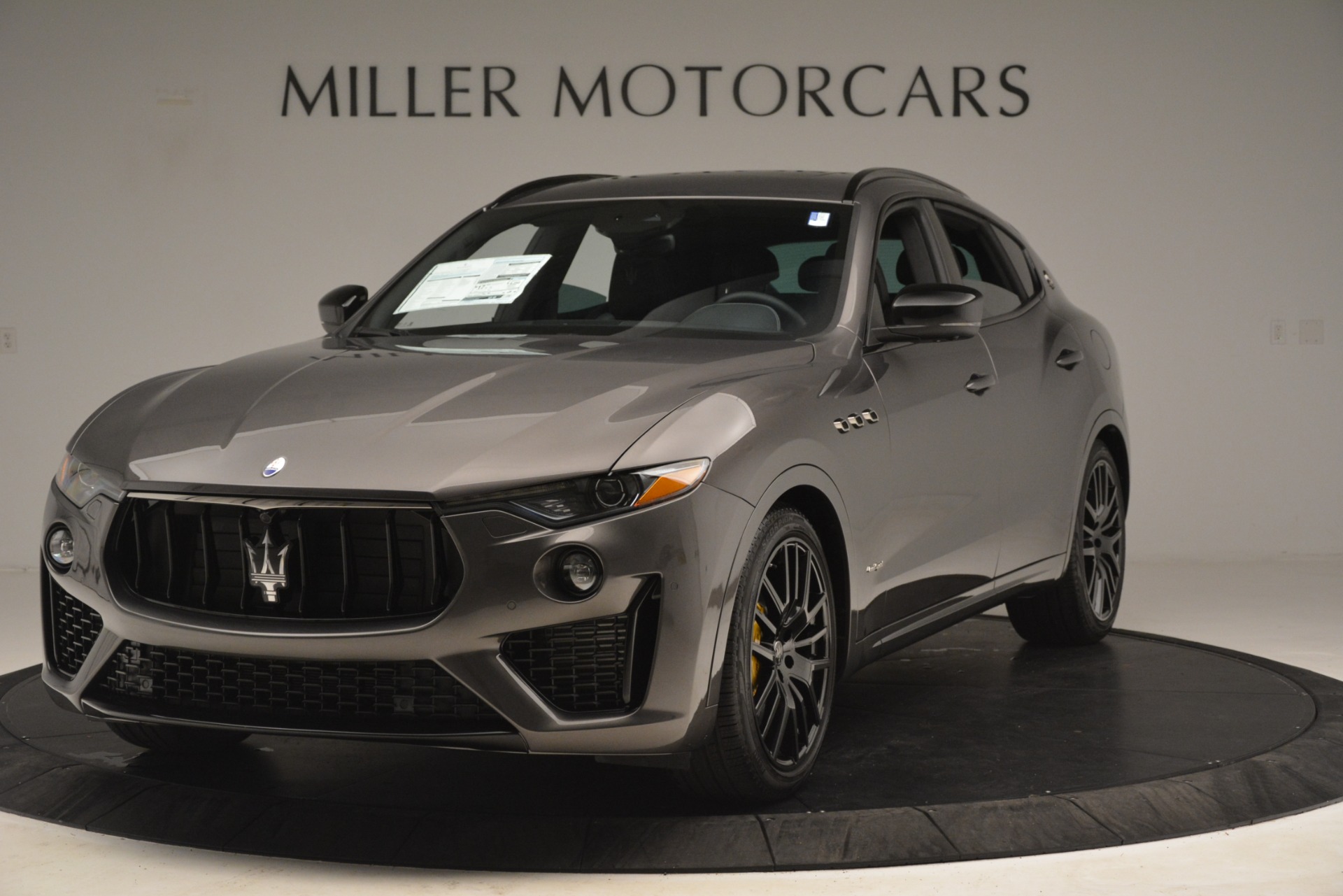 New 2019 Maserati Levante SQ4 GranSport Nerissimo for sale Sold at Pagani of Greenwich in Greenwich CT 06830 1