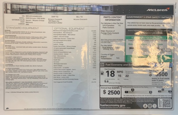 New 2020 McLaren 720S Spider for sale Sold at Pagani of Greenwich in Greenwich CT 06830 28