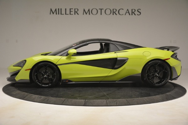 New 2020 McLaren 600LT Spider for sale Sold at Pagani of Greenwich in Greenwich CT 06830 3