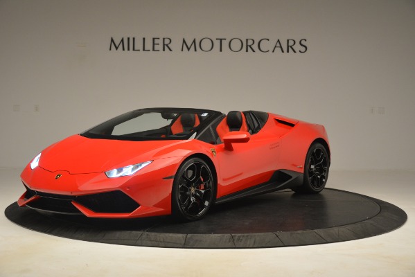 Used 2017 Lamborghini Huracan LP 610-4 Spyder for sale Sold at Pagani of Greenwich in Greenwich CT 06830 1
