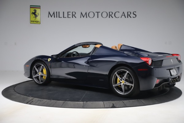 Used 2012 Ferrari 458 Spider for sale Sold at Pagani of Greenwich in Greenwich CT 06830 4