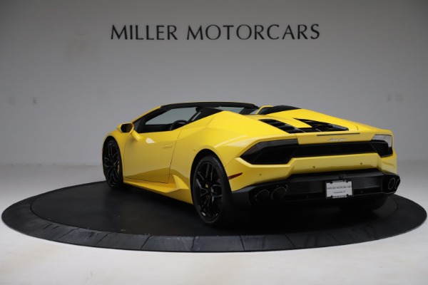 Used 2018 Lamborghini Huracan LP 580-2 Spyder for sale Sold at Pagani of Greenwich in Greenwich CT 06830 5