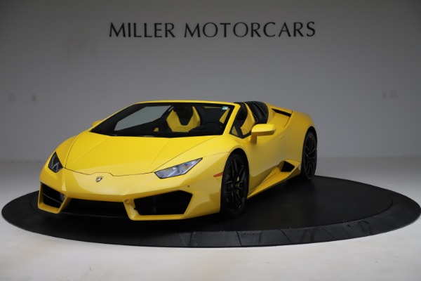 Used 2018 Lamborghini Huracan LP 580-2 Spyder for sale Sold at Pagani of Greenwich in Greenwich CT 06830 1