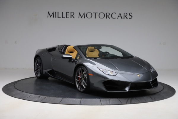 Used 2018 Lamborghini Huracan LP 580-2 Spyder for sale Sold at Pagani of Greenwich in Greenwich CT 06830 12