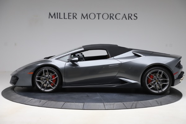 Used 2018 Lamborghini Huracan LP 580-2 Spyder for sale Sold at Pagani of Greenwich in Greenwich CT 06830 14
