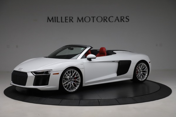 Used 2017 Audi R8 5.2 quattro V10 Spyder for sale Sold at Pagani of Greenwich in Greenwich CT 06830 2