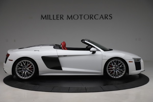 Used 2017 Audi R8 5.2 quattro V10 Spyder for sale Sold at Pagani of Greenwich in Greenwich CT 06830 9