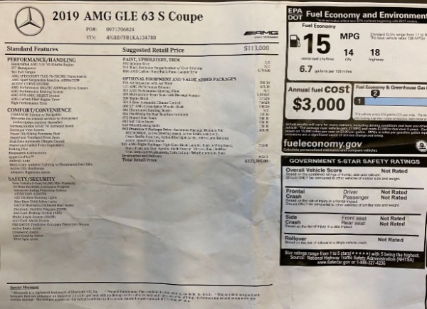 Used 2019 Mercedes-Benz GLE AMG GLE 63 S for sale Sold at Pagani of Greenwich in Greenwich CT 06830 26