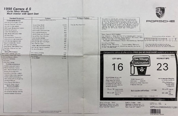 Used 1998 Porsche 911 Carrera 4S for sale Sold at Pagani of Greenwich in Greenwich CT 06830 28