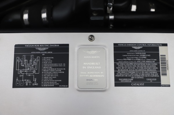 Used 2003 Aston Martin V12 Vanquish Coupe for sale $99,900 at Pagani of Greenwich in Greenwich CT 06830 24