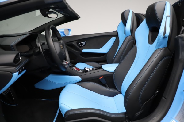 Used 2016 Lamborghini Huracan LP 610-4 Spyder for sale Sold at Pagani of Greenwich in Greenwich CT 06830 18