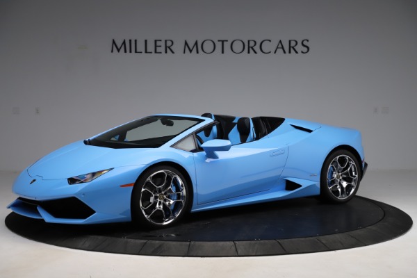 Used 2016 Lamborghini Huracan LP 610-4 Spyder for sale Sold at Pagani of Greenwich in Greenwich CT 06830 2