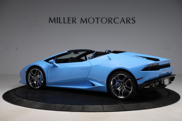 Used 2016 Lamborghini Huracan LP 610-4 Spyder for sale Sold at Pagani of Greenwich in Greenwich CT 06830 4