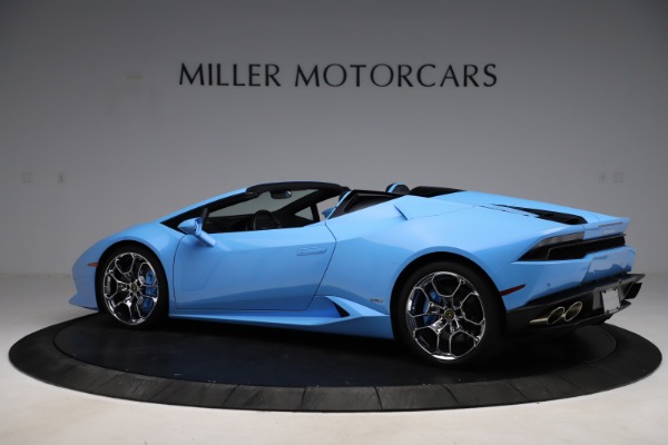 Used 2016 Lamborghini Huracan LP 610-4 Spyder for sale Sold at Pagani of Greenwich in Greenwich CT 06830 4