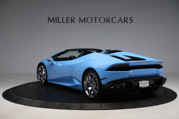 Used 2016 Lamborghini Huracan LP 610-4 Spyder for sale Sold at Pagani of Greenwich in Greenwich CT 06830 5