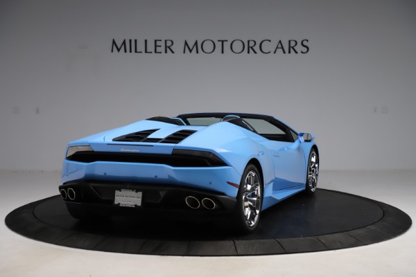 Used 2016 Lamborghini Huracan LP 610-4 Spyder for sale Sold at Pagani of Greenwich in Greenwich CT 06830 7