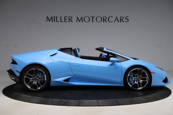 Used 2016 Lamborghini Huracan LP 610-4 Spyder for sale Sold at Pagani of Greenwich in Greenwich CT 06830 9