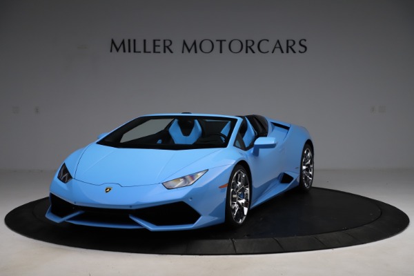 Used 2016 Lamborghini Huracan LP 610-4 Spyder for sale Sold at Pagani of Greenwich in Greenwich CT 06830 1
