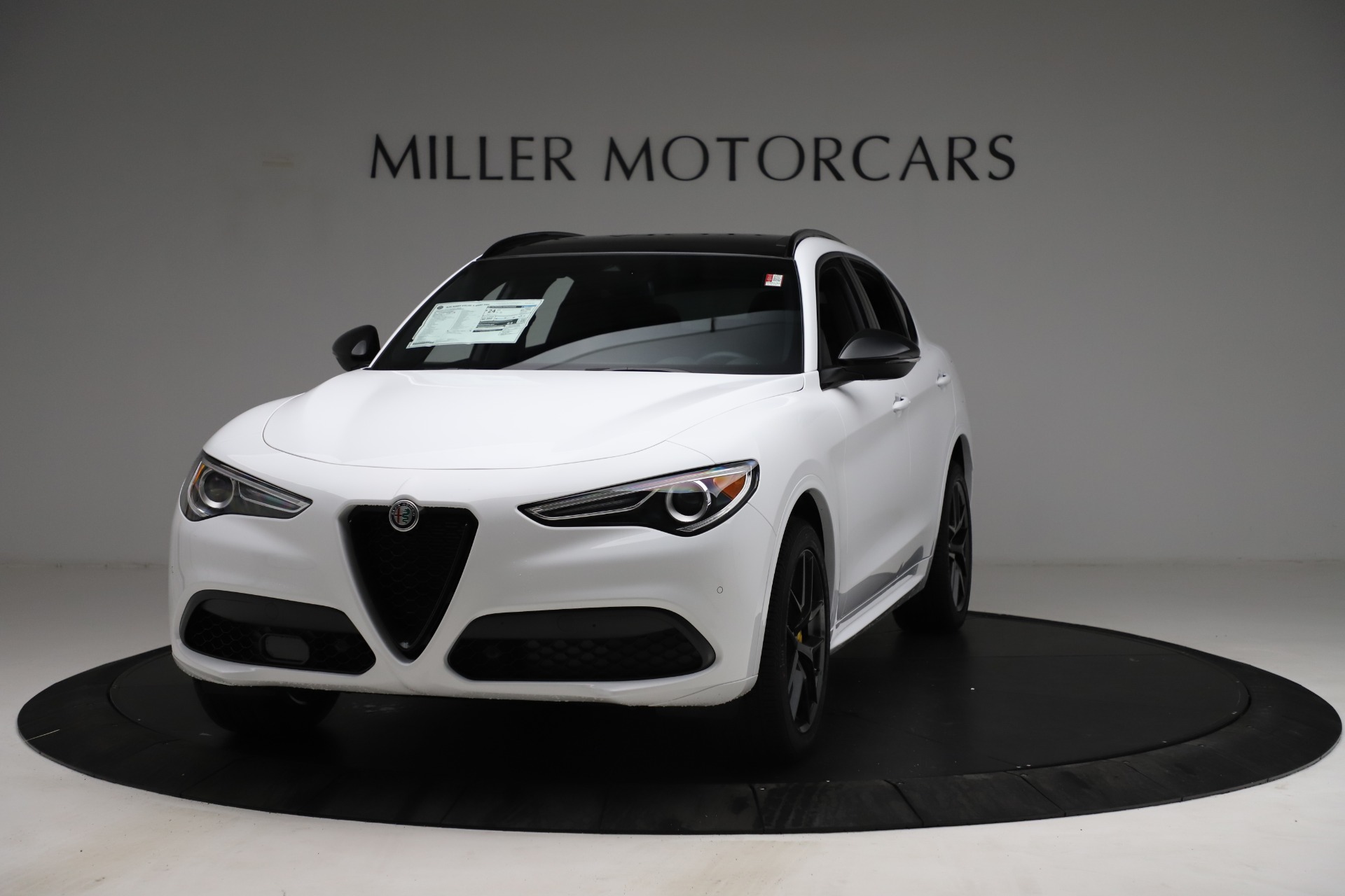 New 2021 Alfa Romeo Stelvio Ti Sport Q4 for sale Sold at Pagani of Greenwich in Greenwich CT 06830 1