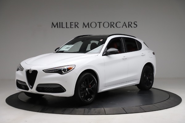 New 2021 Alfa Romeo Stelvio Ti Sport Q4 for sale Sold at Pagani of Greenwich in Greenwich CT 06830 2