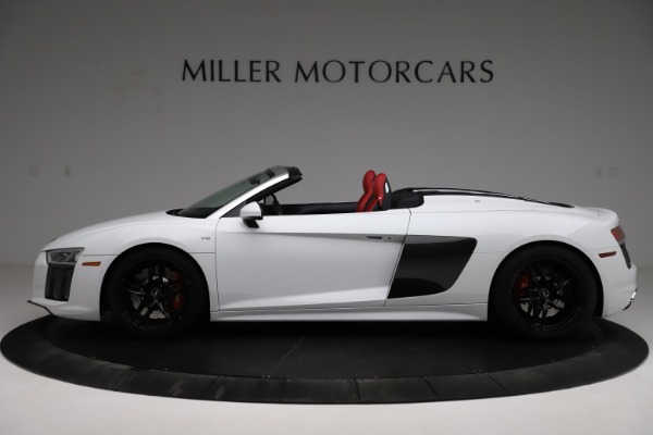 Used 2018 Audi R8 Spyder for sale Sold at Pagani of Greenwich in Greenwich CT 06830 3