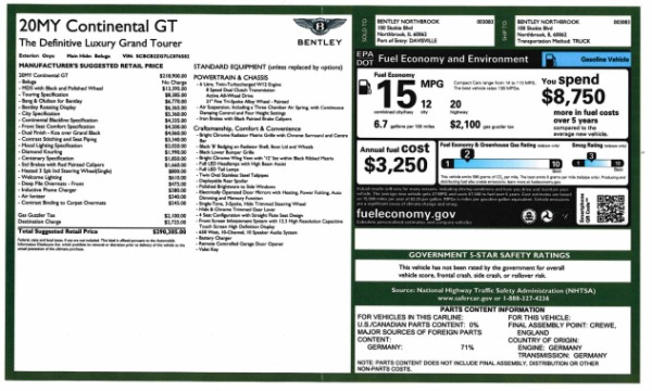 Used 2020 Bentley Continental GT W12 for sale Sold at Pagani of Greenwich in Greenwich CT 06830 28