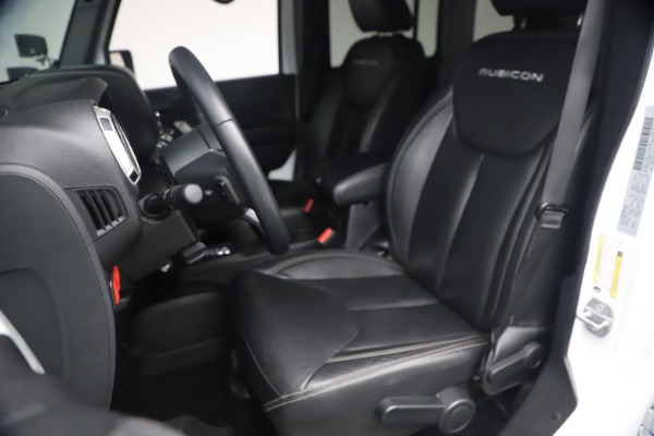 Used 2015 Jeep Wrangler Unlimited Rubicon Hard Rock for sale Sold at Pagani of Greenwich in Greenwich CT 06830 16