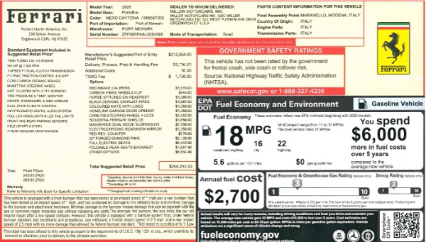 Used 2020 Ferrari Portofino for sale Sold at Pagani of Greenwich in Greenwich CT 06830 27