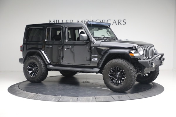 Used 2020 Jeep Wrangler Unlimited Sahara for sale Sold at Pagani of Greenwich in Greenwich CT 06830 12