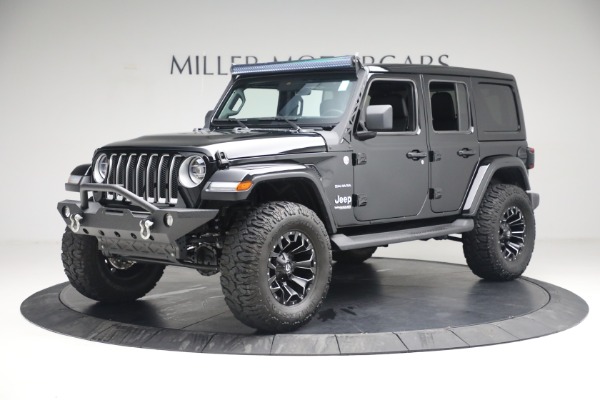 Used 2020 Jeep Wrangler Unlimited Sahara for sale Sold at Pagani of Greenwich in Greenwich CT 06830 2