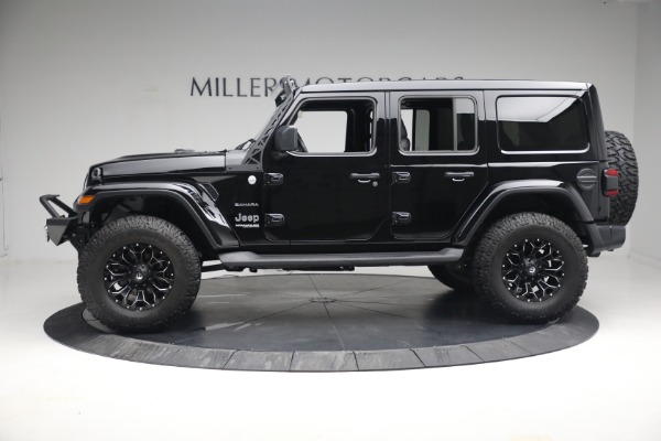 Used 2020 Jeep Wrangler Unlimited Sahara for sale Sold at Pagani of Greenwich in Greenwich CT 06830 4