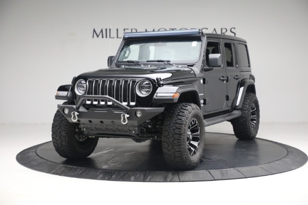 Used 2020 Jeep Wrangler Unlimited Sahara for sale Sold at Pagani of Greenwich in Greenwich CT 06830 1