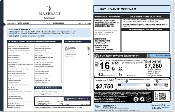New 2022 Maserati Levante Modena S for sale Sold at Pagani of Greenwich in Greenwich CT 06830 21