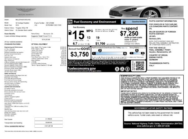 Used 2014 Aston Martin V8 Vantage Roadster for sale Sold at Pagani of Greenwich in Greenwich CT 06830 28