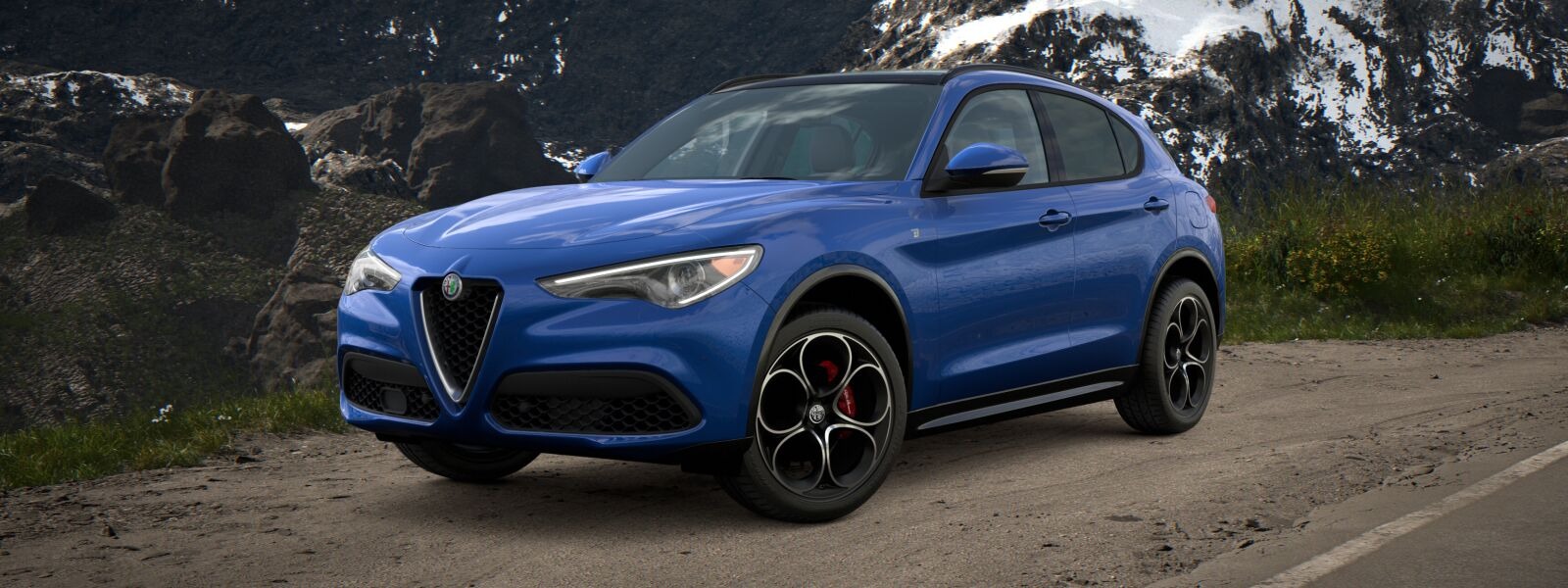 New 2022 Alfa Romeo Stelvio Ti for sale $55,500 at Pagani of Greenwich in Greenwich CT 06830 1